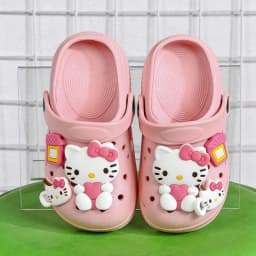 Sanrio Children Slippers Hello Kitty Garden Shoes Kawaii Kids Sandal Beach Shoes Slippers Home Shoes Casual Shoes