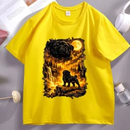 Funny Moon Pug Howling T Shirt Men Women Dog Lover T-Shirt Casual Soft Fitness Summer Short Sleeve Tshirt Comfortable Clothes