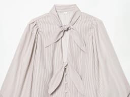 KONDALA Casual Chic Bow Striped Shirt Women's Elegant Commute Half Sleeve Shirt New 2026 Spring Summer Fashion Holidays Lady Top