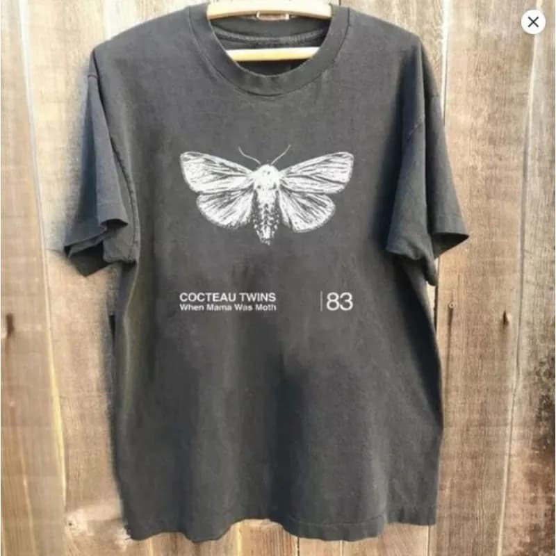 Cocteau Twins Band T-shirt 90s Band T-shirt Summer New Vintage Unisex Casual Y2K T-shirt