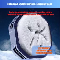 TH28 Semiconductor Phone Cooler 15V/2A High Powerful Cooling Radiator Multi Gears Adjustable Temperature Control with RGB Lights
