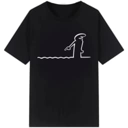 Osvaldo Cavandoli La Linea Cartoon Print TShirt Men Women Unisex Streetwear Fashion Tees Casual Shirt Basic Round Neck Tops