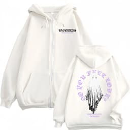 Rock Band Bad Omens Tour 2026 Zipper Hoodie Gothic Fashion Zip Up Pullovers Men Women Casual Long Sleeve Sweatshirts Streetwear
