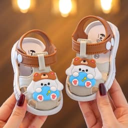 2026 Summer Baby Sandals Boys Girls Soft Sole Comfortable Beach Shoes Cute Cartoon Designs Breathable Toddler Sandals 1-4 Years