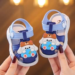 2026 Summer Baby Sandals Boys Girls Soft Sole Comfortable Beach Shoes Cute Cartoon Designs Breathable Toddler Sandals 1-4 Years