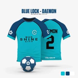 Blue Lock Manshine City animation Cosplay men's summer short-sleeved T-shirt with custom name and number 2026 women's T-shirt