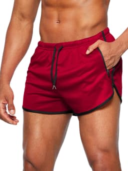 Men's New Beach Shorts Running Shorts 3-Inch Quick Drying Fitness Running Fashionable Fitness Shorts