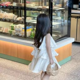 Fashion Baby Girl Princess Silk Dress Infant Toddler Child Ruffled Vestido Sleeveless Frock Summer Casual Baby Clothes