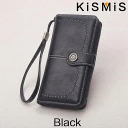Fashion Texture Women s High Quality RFID Anti Theft Leather Wallet Long Multi Card Wrist Bag