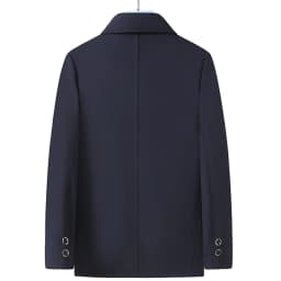 Spring/Autumn Loose-fitting Men's Casual Jacket Large-size Pure Color Fabric Fashionable Lapel Minimalist Style Jacket