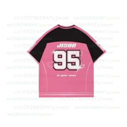 2026 New Y2K Korean Girl Group Concert T-Shirt RosÉ Letter Print Oversized Short Sleeved Fashion Casual Women's Sport Jersey Kid