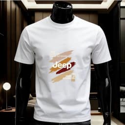 Summer Jeep High-Quality T-Shirt, with a Round Neckline, Made of Pure Cotton, Breathable and Comfortable. Men's Casual Style, Wi