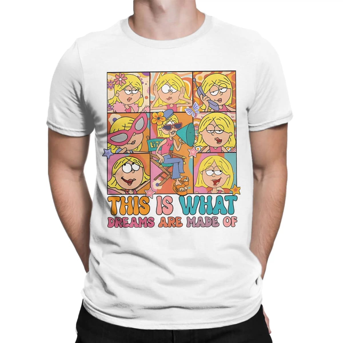 Hilarys Duffs Cartoon Lizzies T Shirt for Men Women 100% Cotton Funny T-Shirts Crew Neck  Tees Short Sleeve Clothing Summer