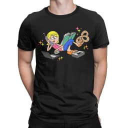 Hilarys Duffs Cartoon Lizzies T Shirt for Men Women 100% Cotton Funny T-Shirts Crew Neck  Tees Short Sleeve Clothing Summer