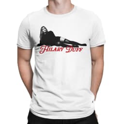 Hilarys Duffs Cartoon Lizzies T Shirt for Men Women 100% Cotton Funny T-Shirts Crew Neck  Tees Short Sleeve Clothing Summer