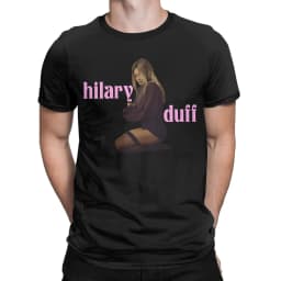 Hilarys Duffs Cartoon Lizzies T Shirt for Men Women 100% Cotton Funny T-Shirts Crew Neck  Tees Short Sleeve Clothing Summer