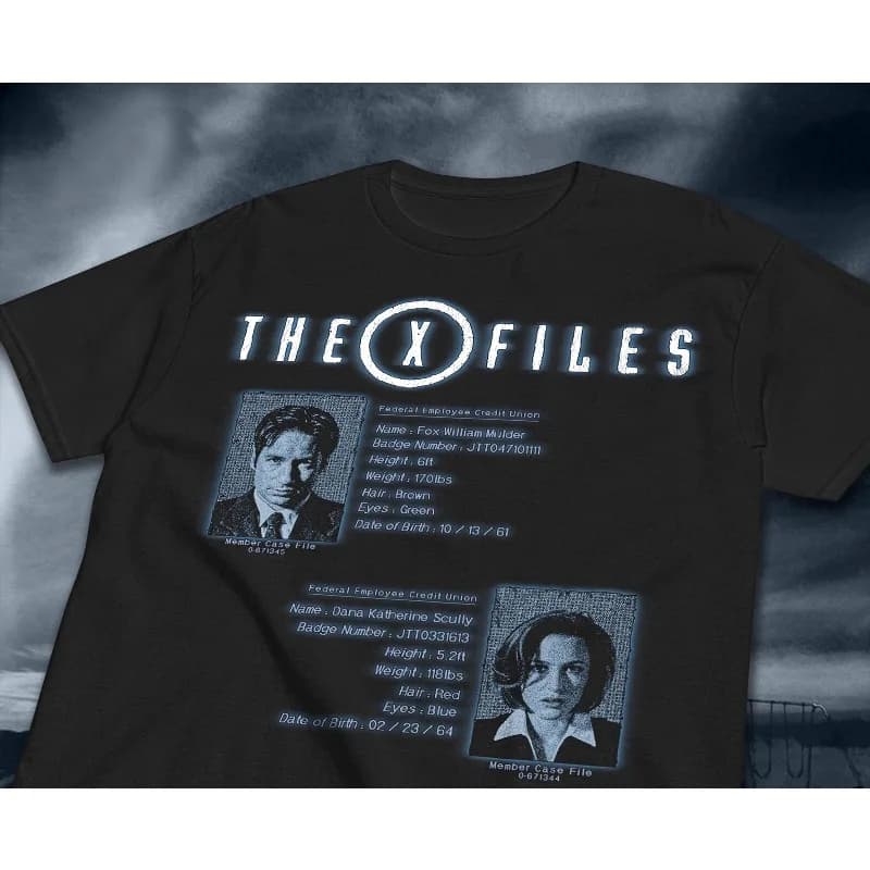 X-Files T-shirt: "Very Suspect" Men's T-shirt Summer New Y2K Cotton Casual Fashion Unisex T-shirt