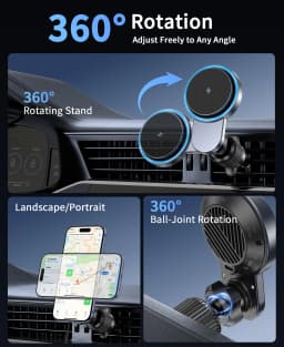 QI2 25W Magnetic Car Wireless Charger With 63W Car Charger For iPhone 17 16 15 Pro Max Macsafe Car Phone Holder Stand Mount Fast
