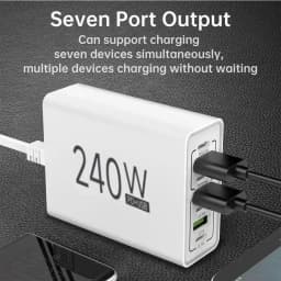 240W USB Fast Charger PD QC3.0 Type C Charge Adapter | For iPhone 16 15 for Xiaomi for Samsung S23 for Huawei