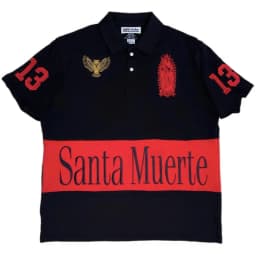 2026 Summer Men's High Street Fashion Embroidery Button Lapel Short Sleeve T-Shirt American Vintage Harajuku Tops Y2k Clothing