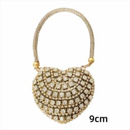 Heart Shape Retro Envelope Bag Luxury Design Bling Style Mini Bag Small Size Rhinestones Evening Clutch Evening Events