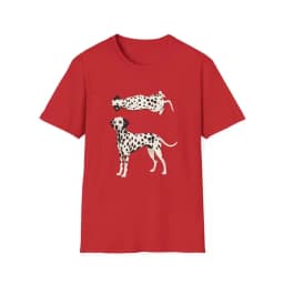 Spotted Dog T shirt personality Clothes Year round clothing Oversized Couples Unisex Y2k Short Sleeves Classic Casual soft tees
