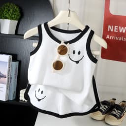 Children Sets Kids Clothes Boys Vest Suit Summer Children Clothing Cotton T-shirts Shorts Tanks Top Sleeveless