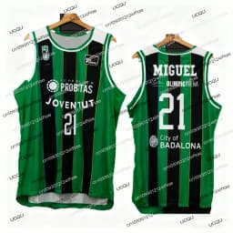 25/26 Joventut Badalona Basketball Game Jersey Vest 2026 Spain Basketball Jersey Kids Basketball Sports Quick-Dry T-Shirt