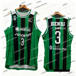 25/26 Joventut Badalona Basketball Game Jersey Vest 2026 Spain Basketball Jersey Kids Basketball Sports Quick-Dry T-Shirt