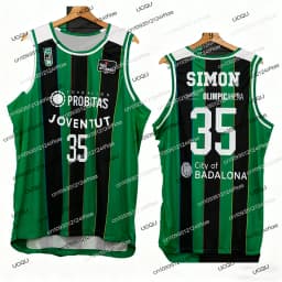 25/26 Joventut Badalona Basketball Game Jersey Vest 2026 Spain Basketball Jersey Kids Basketball Sports Quick-Dry T-Shirt