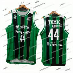 25/26 Joventut Badalona Basketball Game Jersey Vest 2026 Spain Basketball Jersey Kids Basketball Sports Quick-Dry T-Shirt