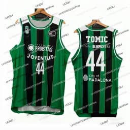 25/26 Joventut Badalona Basketball Game Jersey Vest 2026 Spain Basketball Jersey Kids Basketball Sports Quick-Dry T-Shirt