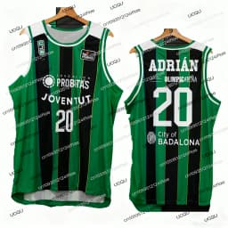 25/26 Joventut Badalona Basketball Game Jersey Vest 2026 Spain Basketball Jersey Kids Basketball Sports Quick-Dry T-Shirt