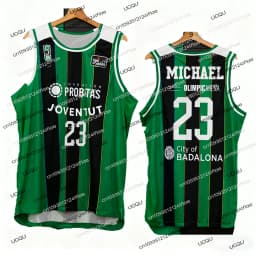 25/26 Joventut Badalona Basketball Game Jersey Vest 2026 Spain Basketball Jersey Kids Basketball Sports Quick-Dry T-Shirt