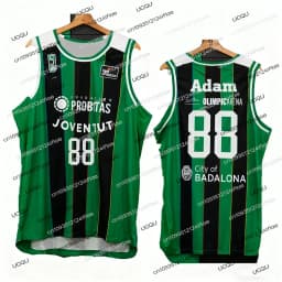 25/26 Joventut Badalona Basketball Game Jersey Vest 2026 Spain Basketball Jersey Kids Basketball Sports Quick-Dry T-Shirt