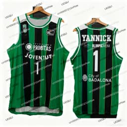 25/26 Joventut Badalona Basketball Game Jersey Vest 2026 Spain Basketball Jersey Kids Basketball Sports Quick-Dry T-Shirt