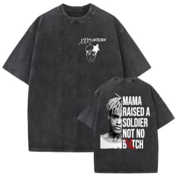Vintage Washed XXXTentacion Music Album 2026 Print T Shirts Men's Women Hip Hop Fashion Cotton Short Sleeve T-shirts Streetwear