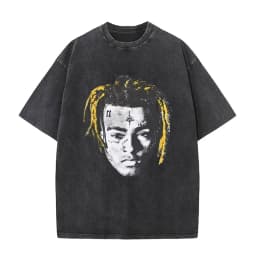 Vintage Washed XXXTentacion Music Album 2026 Print T Shirts Men's Women Hip Hop Fashion Cotton Short Sleeve T-shirts Streetwear
