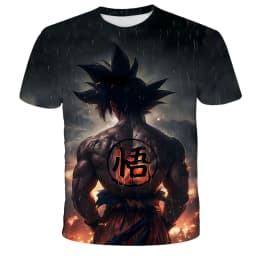 Dragon Ball Super Goku SSJ Power Up 3D Quick Dry T-Shirt Adult Kids Sports Casual DBZ Merch Summer Outdoor Fashion Streetwear