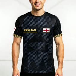 2026 New England Flag Printed Jersey Fashion Casual Streetwear Short Sleeve Top Men's And Women's Soccer Training O-Neck T-shirt