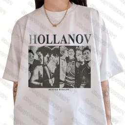 Vintage Hollanov T-shirt, Hudson Williams Connor Storrie Shirt, Heated Rivalry Merch Tee Ilya Rozanov Shane Hollander Soft Shirt