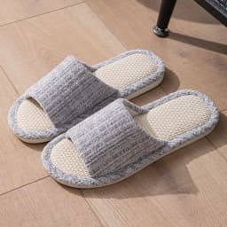 Linen Women Slippers House Flats Four Seasons Luxury Designer Shoes Girls Gift New Summer Indoor Slides Non-Slip Floor Soft Sole