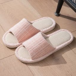 Linen Women Slippers House Flats Four Seasons Luxury Designer Shoes Girls Gift New Summer Indoor Slides Non-Slip Floor Soft Sole