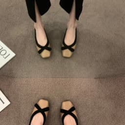New Bowknot Shallow Soft-soled Women’s Loafers, French-style Versatile Square-toe Flats, Flat Ballet Shoes Spring and Autumn 141