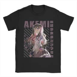 Men's T-Shirts Mahou Shoujo Homura Akemi Casual Cotton Tees Short Sleeve Madoka Magica Anime T Shirt O Neck Clothing Gift Idea