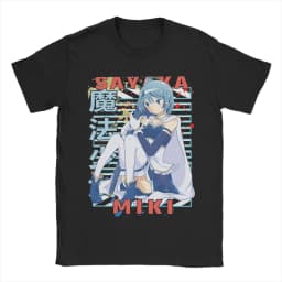 Men's T-Shirts Mahou Shoujo Homura Akemi Casual Cotton Tees Short Sleeve Madoka Magica Anime T Shirt O Neck Clothing Gift Idea