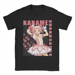 Men's T-Shirts Mahou Shoujo Homura Akemi Casual Cotton Tees Short Sleeve Madoka Magica Anime T Shirt O Neck Clothing Gift Idea