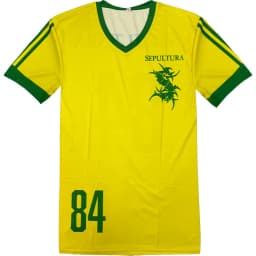 Sepultura Soccer Jersey Short Sleeve 84 Soccer Jersey Metal Band T Shirts Men's Women Top Streetwear Casual Tee  Fashion Clothes