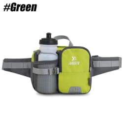 1PCSFanny Pack Waist Bag - Unisex Running Gear with Phone & Water Bottle Holder, Adjustable Belt for Travel, Workout & Hiking