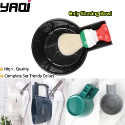 2026 YAQI 5 Colors High - Quality Plastic Shaving Bowl for Men - Stylish Beard Care Must have Grooming Accessory